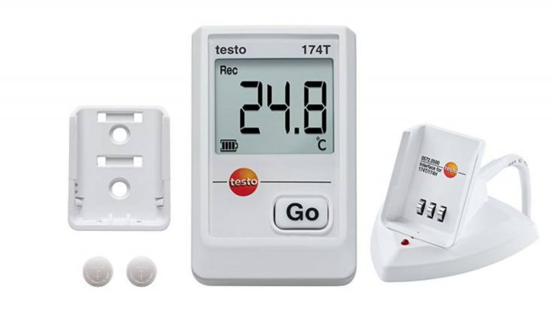 Testo 174T sada - Datalogger teploty v sadě 60 x 38 x 18